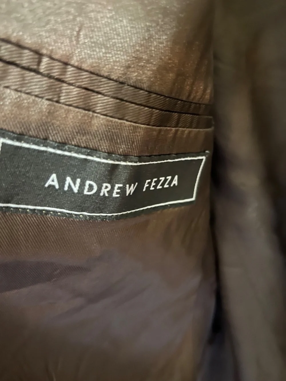 Andrew Fezza Blazer Silk lined 100% Wool